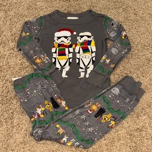 Hanna Andersson Gray Star Wars Kids Pajama Set